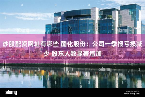 炒股配资网址有哪些 醋化股份：公司一季报亏损减少 股东人数显著增加